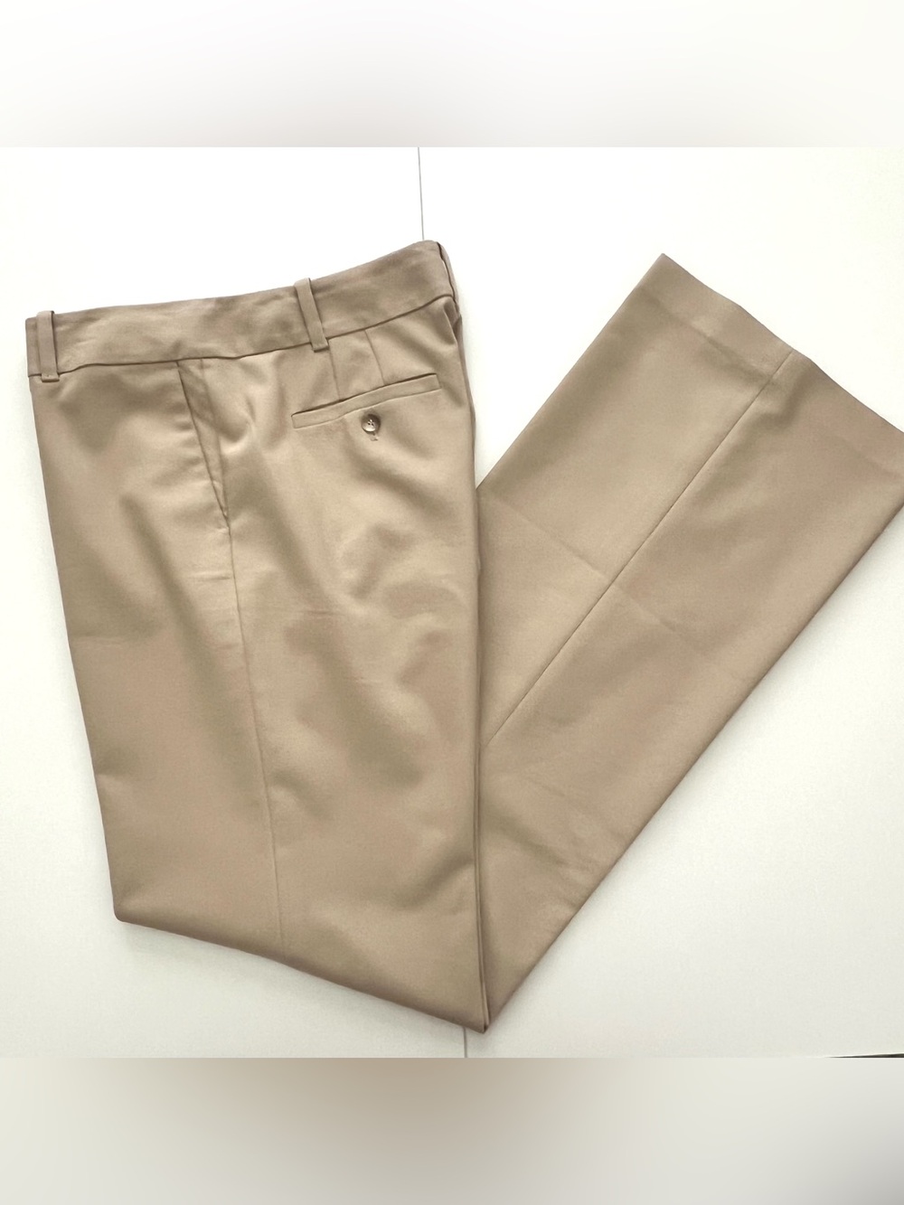 Ann Taylor Women’s Classic Unlined Khaki Dress Pants Size 10 Tall